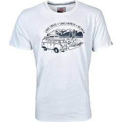 Van One Classic Cars Herren Lake Tahoe T-Shirt, Ice Blue Grey, XL von Van One