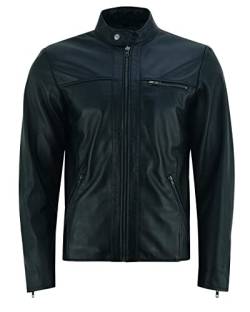 Vance Herren Echt Lederjacke aus 100% Lammleder von Vance The Leather Company