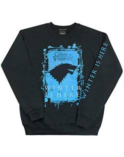 Game of Thrones Der Winter ist da Männer Erwachsene schwarzes Sweatshirt von Vanilla Underground