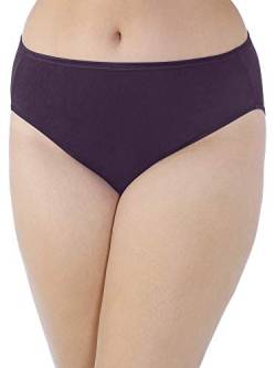 Vanity Fair Damen Illumination Hi Cut Plus Size Panty 13810 Unterhose, Sangria, 4X-Groß von Vanity Fair