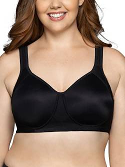 Vanity Fair Damen Sport Full Figure Wirefree Bra 71500 BH, schwarz-Midnight Black, 95B von Vanity Fair