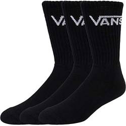 Vans Classic Crew 3er Pack Socken (43, black/white, numeric_43) von Vans