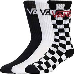 Vans Classic Crew 3er Pack Socken (43, check/white/black, numeric_43) von Vans