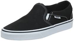 Vans Damen Asher Sneaker, (Canvas) Black/White, 42.5 EU von Vans