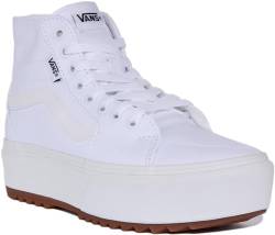 Vans Damen Filmore Hi Tapered Platform ST Sneaker, Canvas White, 39 EU von Vans