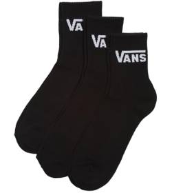 Vans | Damen Half Crew Socken 3er Pack, Schwarz, 38-43 EU von Vans