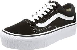 Vans Damen Old Skool Platform Sneaker, Schwarz (Black/White Y28), 37 EU von Vans
