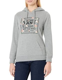 Vans Damen Stackton Floral Hoodie Kapuzenpullover, Grey Heather, L EU von Vans