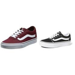 Vans Damen Ward Canvas Sneaker, Rot ((Canvas) Burgundy Olq), 39 EU Platform (Canvas) von Vans