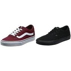 Vans Damen Ward Canvas Sneaker, Rot Burgundy Olq, 41 EU Herren Range EXP (Suede/Canvas) 43 von Vans