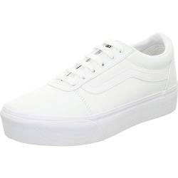 Vans Damen Ward Platform Sneaker, (Canvas) White, 35 EU von Vans