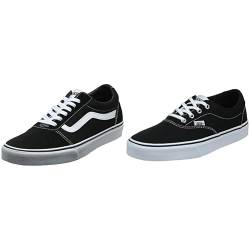 Vans Damen Ward Sneaker, (Suede/Canvas) 37 EU Doheny Schwarz ((Canvas) Black/White 187), von Vans