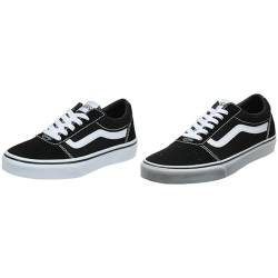 Vans Damen Ward Sneaker, (Suede/Canvas) 39 EU Unisex Kinder Schwarz Suede Canvas Black White Iju, von Vans