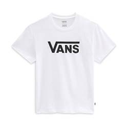 Vans Flying V Crew Mädchen T-Shirt, Weiß, L (14 Jahre) von Vans