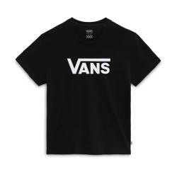 Vans Flying V Crew Mädchen T-Shirt Mädchen, Schwarz, S 7-8 Jahre von Vans