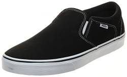 Vans Herren Asher Sneaker, Schwarz Canvas Black White, 45 EU von Vans