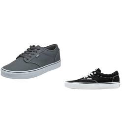 Vans Herren Atwood Sneaker, (Canvas) Pewter/White, 47 EU Damen Ward (Suede/Canvas) 38 von Vans