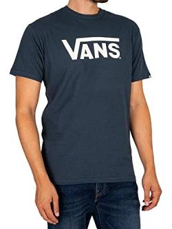 Vans Herren Classic Drop V T-Shirt, Indigo-Marshmallow, XXL von Vans