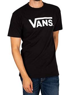 Vans Herren Classic Drop V T-Shirt, Schwarz-weiß, XL von Vans