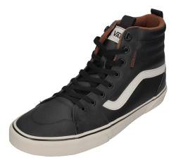 Vans Herren Filmore Hi VansGuard Sneaker, Leather Black/Marshmallow, 45 EU von Vans