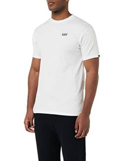 Vans Herren Mini Script T-Shirt, Weiß, XXL von Vans