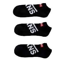 Vans Herren No Show (US 9-13, 3er-Pack) Socken, schwarz 2, Einheitsgröße von Vans