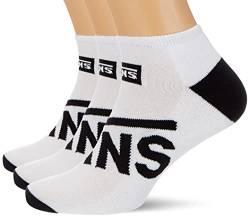 Vans Herren No Show (US 9-13, 3er-Pack) Socken, weiß 2, Einheitsgröße von Vans