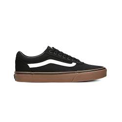 Vans Herren Ward Sneaker, (Canvas) Black/Gum, 41 EU von Vans