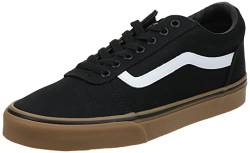 Vans Herren Ward Sneaker, (Canvas) Black/Gum, 42 EU von Vans