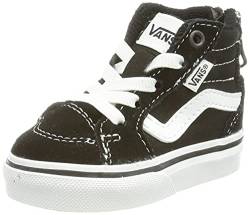 Vans Jungen Unisex Kinder Filmore Hi Zip Sneaker, (Suede/Canvas) Black/White, 26 EU von Vans