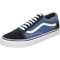 Vans Old Skool, VD3HNVY, Unisex-Erwachsene Sneakers, Blau (Navy), 36.5 EU von Vans