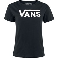 Vans T-Shirt - Flying V Crew - XS bis XL - für Damen - Größe L - schwarz von Vans