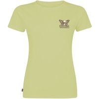 Vans T-Shirt - Skullfly Crew Music Academy Winter Pear - XS bis XL - für Damen - Größe M - oliv von Vans