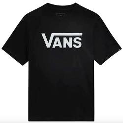 Vans Unisex Kinder Classic T-Shirt, Black-White, XL (14 Jahre) von Vans