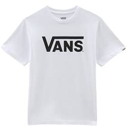 Vans Unisex-Kinder Classic T-Shirt, White-Black, M von Vans