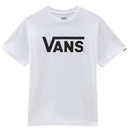 Vans Unisex-Kinder Classic T-Shirt, White-Black, XL von Vans