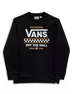 Vans Unisex-Kinder Stackton Crew Sweatshirt, Black, S von Vans