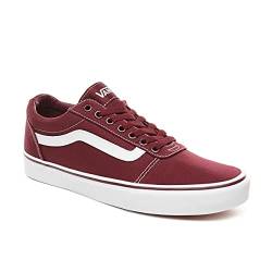 Vans Ward Herren Sneaker, Rot Canvas Port Royale White, 40 EU von Vans