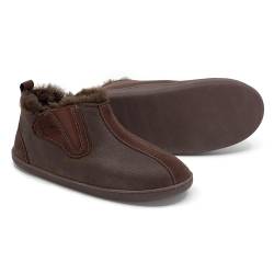 Vanuba Damenschuhe Lammfell Echtleder Wolle Pantoffeln Schlappen Damen Schuhe, braun/braun, EU 39 39 EU Leder Harz Braun/Braun von Vanuba