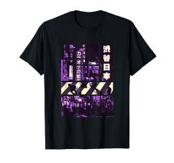 Aesthetic Vaporwave. Japan Style Kanji 90er Tokyo Shibuya T-Shirt von Vaporwave Aesthetic Style Streetwear