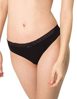 VARIANCE Lingerie Damen Secrete Allure Tanga, Schwarz (Noir 030), 34 (Herstellergröße: 36-38) von Variance