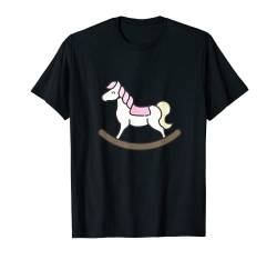 Cartoon Pony Schaukelpferd T-Shirt von VarieTees