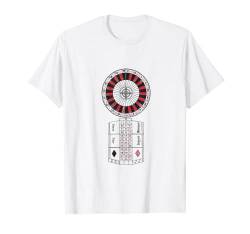 Roulette-Rad-Layout T-Shirt von VarieTees