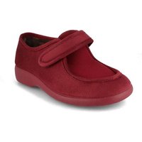 VAROMED Ricardo Damen Klettslipper, bordeaux, florett, hausschuhe Hausschuh wärmeisolierend von Varomed