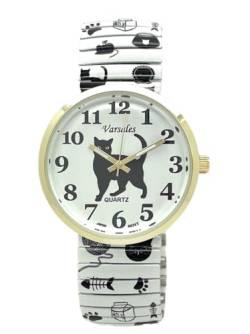 Varsales Damen-Armbanduhr, elegant, elastisch, Analog, Quarz, Mode, Cat 23 von Varsales