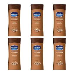 Vaseline Intensivpflege Body Lotion - Kakao Radiant - Hilfe für trockene Haut - 6er Pack (6 x 400 ml) von Vaseline