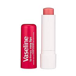Vaseline Lip Therapy Rosy, Getönter Lippenbalsam, Lippenstift mit Mandel und Rosenöl (4.8 g (1 Stück)) von Vaseline