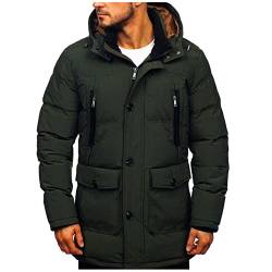 Vasreyy Daunenjacke Herren Winter Arbeitsjacke Herren Winter Wanderjacke Herren Jacke Herren Winter Softshelljacke Herren Daunenjacke Herren Herren Wintermantel Warm Mantel Herren Jacke Schwarz von Vasreyy