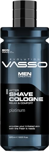 Professionelles Aftershave mit holzigem Duft Vasso Aftershave Platinum, 350 ml. von Vasso