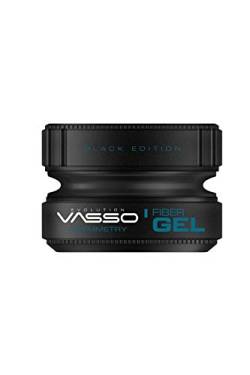 Professionelles starkes Gel mit starker Struktur für dynamische Formen VASSO FIBER GEL BLACK EDITION ASYMMETRY, 150ml. von Vasso